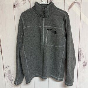 The North Face Men’s Gordon Lyons ½ Zip Fleece Large Gray EUC